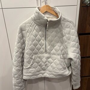 Lululemon Scuba Quilted Quarter Zip Sweater
